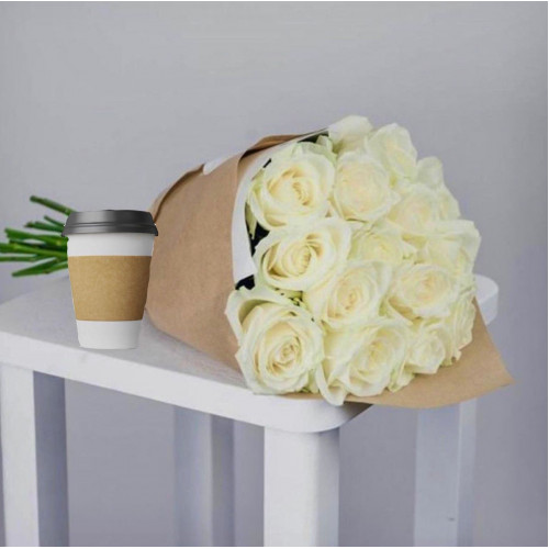 Купить на заказ Кофе с цветами с доставкой в Кентау